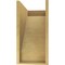 Ekena Millwork 11"W x 22"D x 22"H Classic Burlington Rough Cedar Woodgrain TimberThane Corbel, Primed Tan CORUR11X22X22BURRCPR - alternate 6